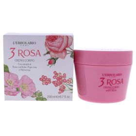 Body Cream - 3 Rosa  - by L'Erbolario  - for Women - 6.7 oz